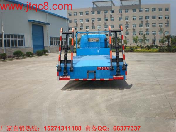 挖機(jī)平板拖車(chē)圖片